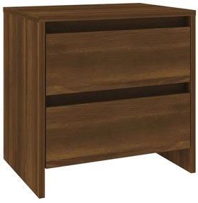 813042 vidaXL Noptieră, stejar maro, 45x34,5x44,5 cm, PAL
