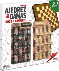 Tablă de Parchis, Șah și Dame Cayro Lemn Plastic