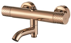 Coloana de dus cu termostat Lungo Diamond Copper