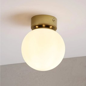 Plafonieră ELIAS 1xE14/5W/230V Ø 13 cm auriu/alb