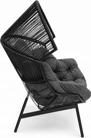 Scaun de gradina AURELO, neagra