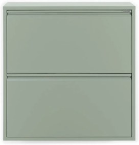 Pantofar verde-gri din metal Billy – Spinder Design