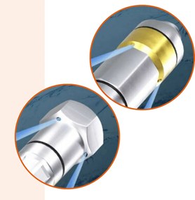 Set de curățare țevi Premium, 15 m, negru Jurhan