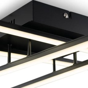 Brilagi - Plafonieră LED STRIPES LED/37W/230V neagră