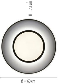 Plafonieră LED RGB dimabilă ARENDA LED/31W/230V Leuchten Direkt 11627-18 + telecomandă