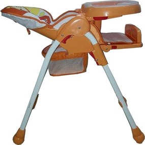 Scaun de masa pentru copii si bebe Baby Care™ reglabil in 3 trepte,pliabil, centura de siguranta, sezut comfortabil, masuta detasabila, functie