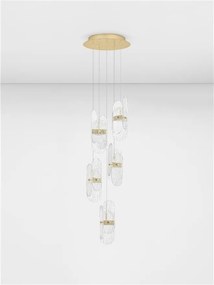 Lustra LED suspendata design decorativ LUCIEN 3000K