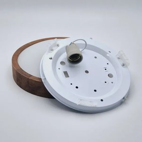 Plafonieră LED Brilagi CARVALHO SLIM 1xE27/60W/230V stejar d. 27 cm