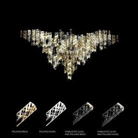 Lustra LED moderna design LUX cristal MANHATTAN 05 – I