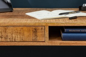 Birou din lemn Retro 120cm Mango A-39959 VC