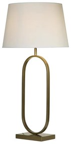 Veioza/Lampa de masa decorativa Modish bronz/alb