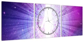 Tablou abstract - Femeie (cu ceas) (90x30 cm)