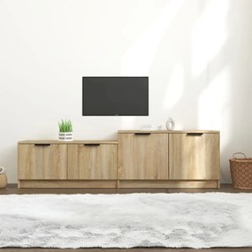 Comoda TV, stejar sonoma, 158,5x36x45 cm, lemn prelucrat