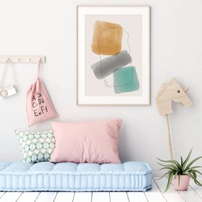 Poster - Abstracție pictată (A4)