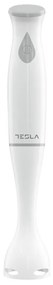 Blender de mana Tesla HB100WG, 200W, motor DC, Lama de otel, Alb