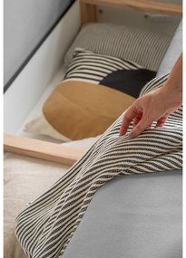 Canapea gri deschis extensibilă 237 cm Wilson – Miuform