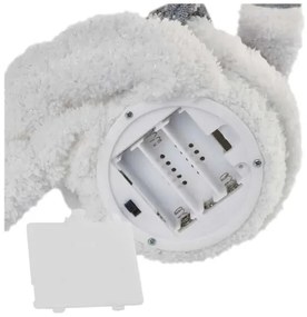 Decorațiune LED de Crăciun 6xLED/3xAA om de zăpadă