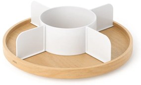 Organizator de baie în culoare naturală din lemn Bellwood – Umbra