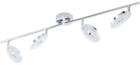 Eglo 78684 - Spot LED DORNES, 4 x 4,5 W, 230 V, crom lucios