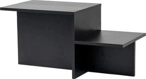 Masuta cafea HARMONY, negru, PAL, 80x40x40 cm
