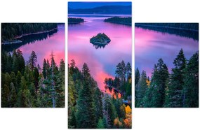 Tablou - Lacul Tahoe, Sierra Nevada, California, SUA (90x60 cm)