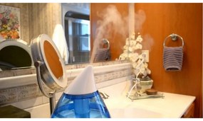 Umidificator Esperanza EHA005, 25W, 40 m², 6 L, 3 trepte, 300 ml/h, Alb/Albastru