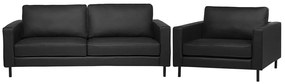 Set canapele Skive (negru). 1011108
