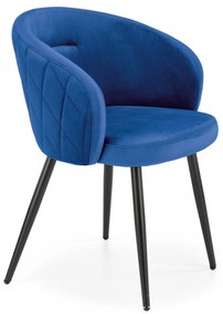 Scaun de sufragerie Kieth (albastru închis). 1039624
