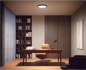 Philips - plafonieră LED dimabilă Hue AURELLE LED/21W/230V Ø 39,5 cm neagră