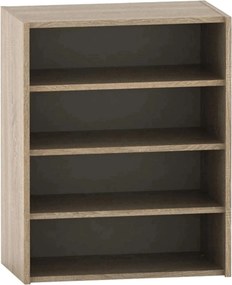 Biblioteca TEMPO ASISTENT NEW 013, stejar sonoma, PAL melaminat, 57x34