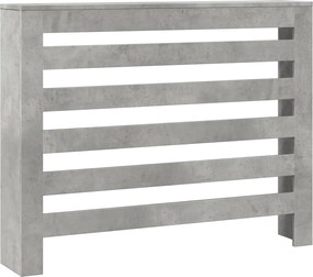 vidaXL Mască pentru calorifer, gri beton, 104x20x82 cm, lemn prelucrat