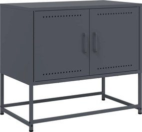 vidaXL Dulap TV, antracit, 68,5x39x60,5 cm, oțel