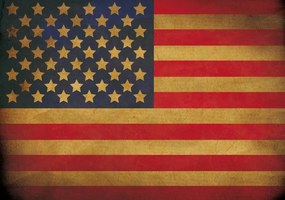 Fototapet - Steagul SUA (152,5x104 cm), în 8 de alte dimensiuni noi