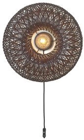 Aplica de perete Eco, Ratan, Arizona visiniu, S