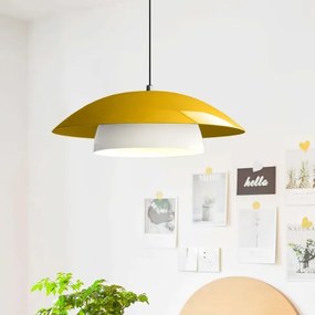 Lustră pe cablu MOONLIGH 1xE27/40W/230V galbenă