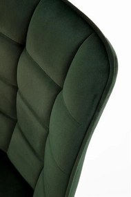 Set 4 scaune K332 velvet verde