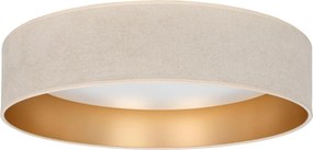 Brilagi-LED Plafonieră VELVET SIMPLE LED/24W/230V 3000K diam. 45 cm crem./auriu