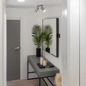 Spot pentru baie Brilagi SELE 2xGU10/30W/230V IP44 argintiu