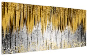 Tablou - Linii de aur (120x50 cm)
