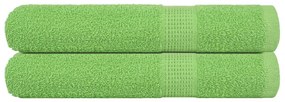 vidaXL Prosoape saună 2 buc Verde măr 80x200 cm 360 g/m² 100% bumbac