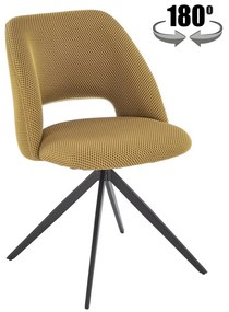 Scaun rotativ K546 mustariu