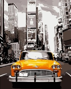 Pictura pe numere cu un cadru "New York 2" 50x40 cm