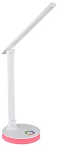 Globo 58445W - Lampă de birou LED RGBW dimabilă GERALDO LED/5W/230V + LED/2W