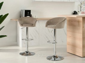 Scaun Hanzel (bej + crom). Promo -6%. 1110536