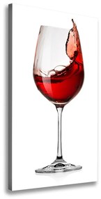 Imprimare tablou canvas Vin rosu