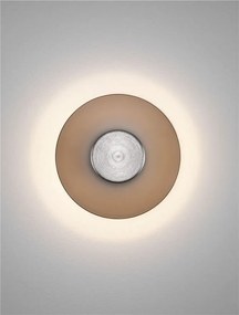 Aplica LED design ambiental Esti maro inchis 15cm