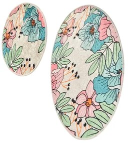 SET 2x covoraș pentru baie SPRING 60/100 cm colorat