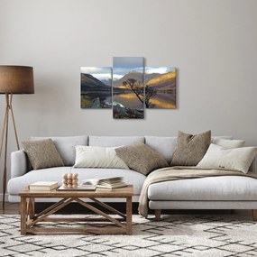 Tablou - Munții de lângă lac (90x60 cm)