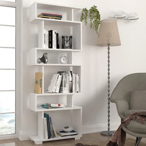 Bloc de bibliotecă alb