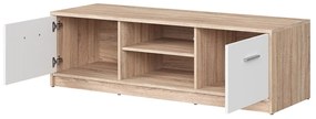 Masă TV Nepo Plus 28 (stejar sonoma + alb) . 1098390